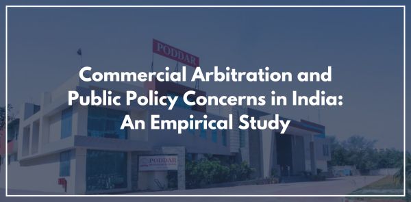 Commercial Arbitration and Public Policy Concerns in India An Empirical Study