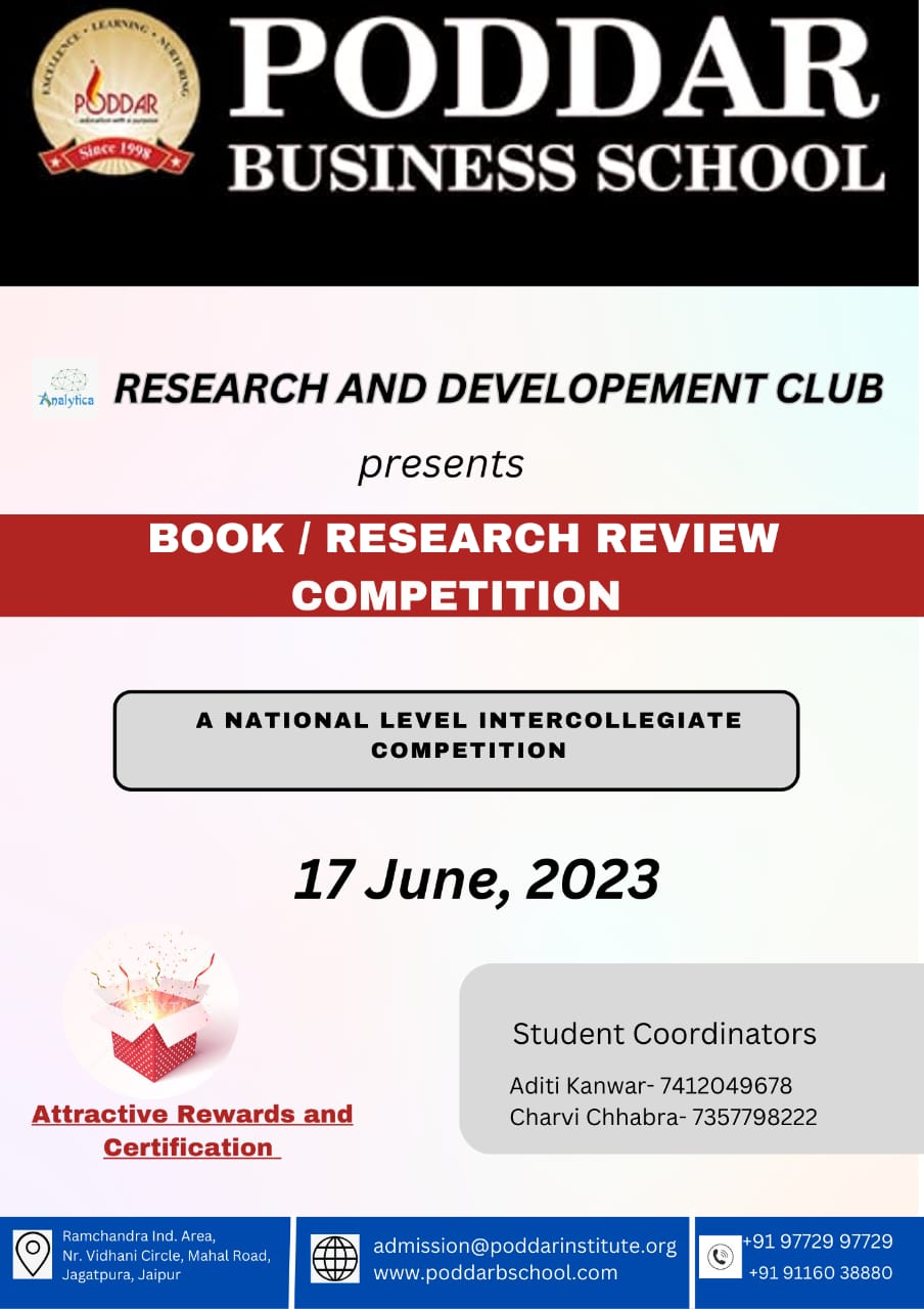 Book / Research Review competition