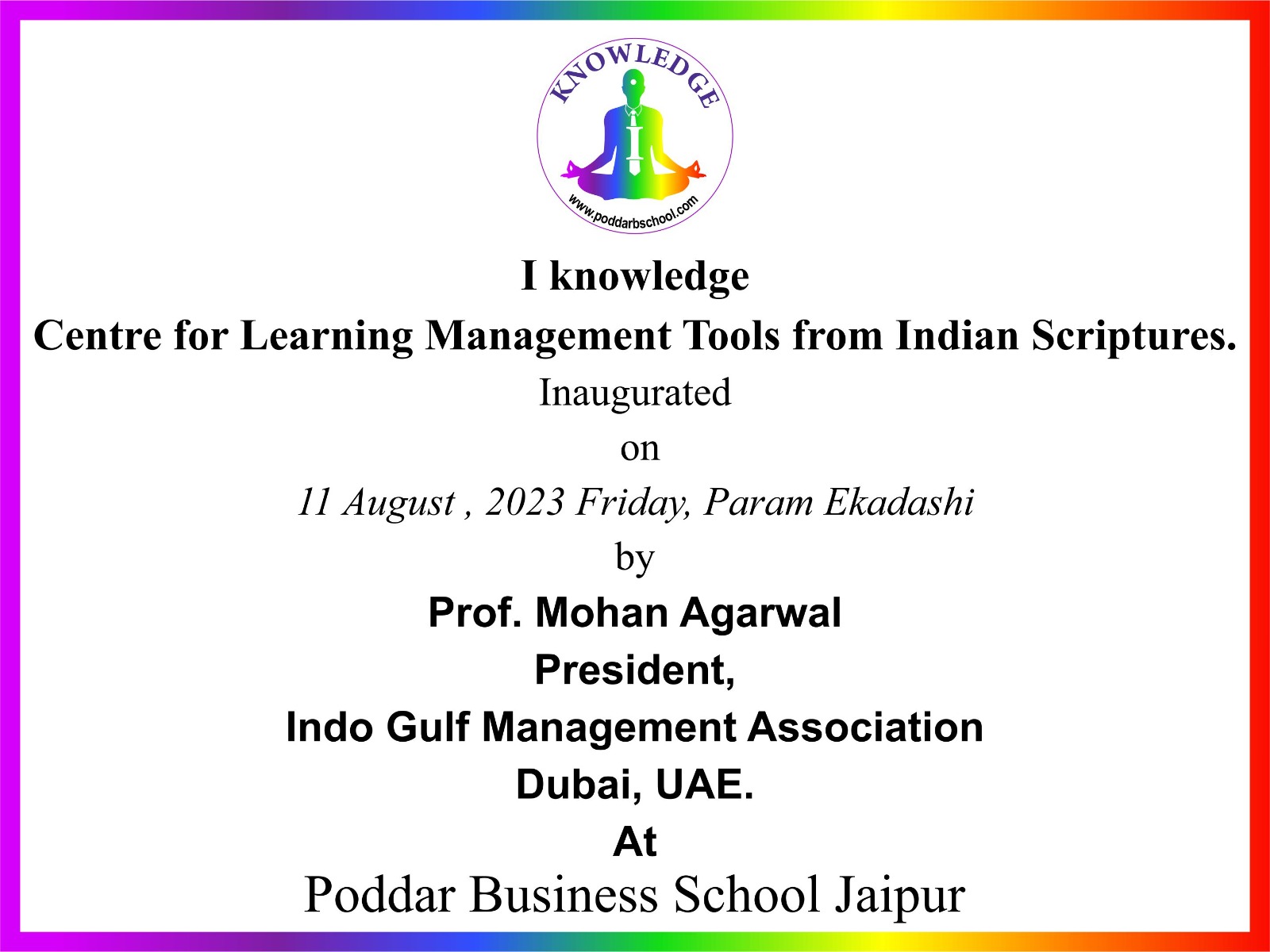 I Knowledge Center for Learning Management Tools From Indian Scriptures