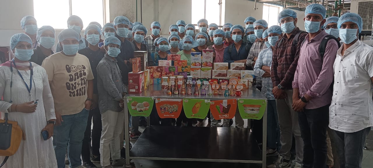 Industrial Visit to Fru-bon Ice-cream Plant