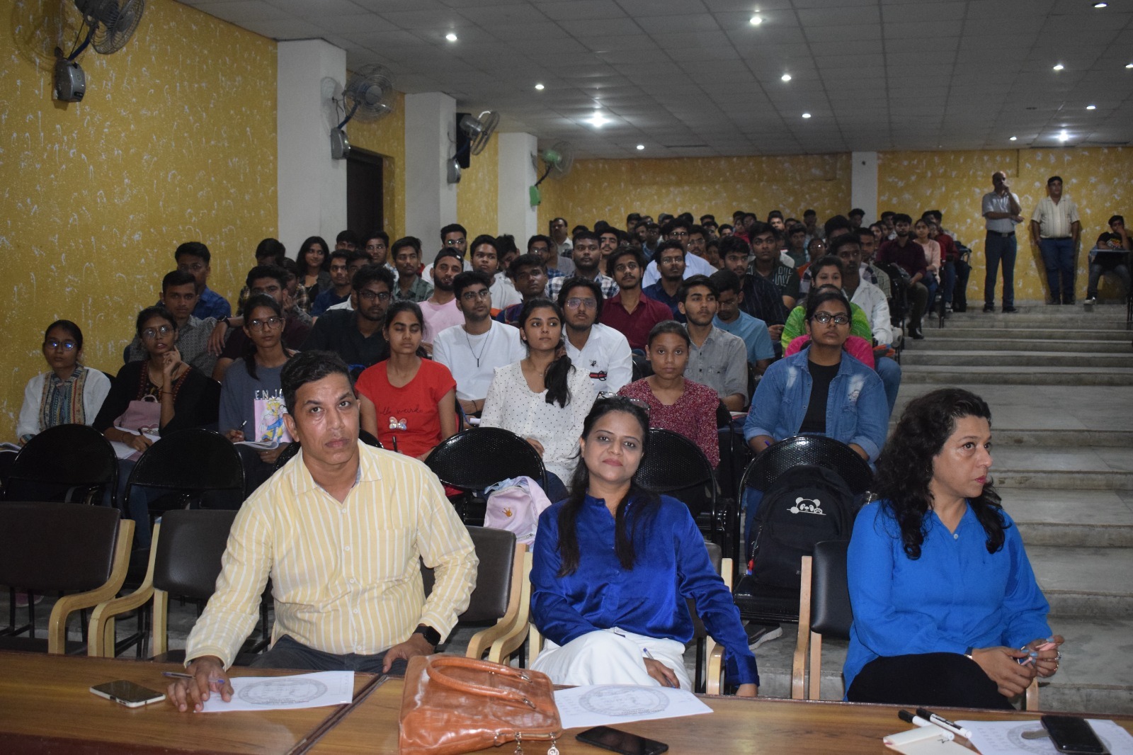 'Pitch Perfect' event within the premises of Poddar International College's auditorium