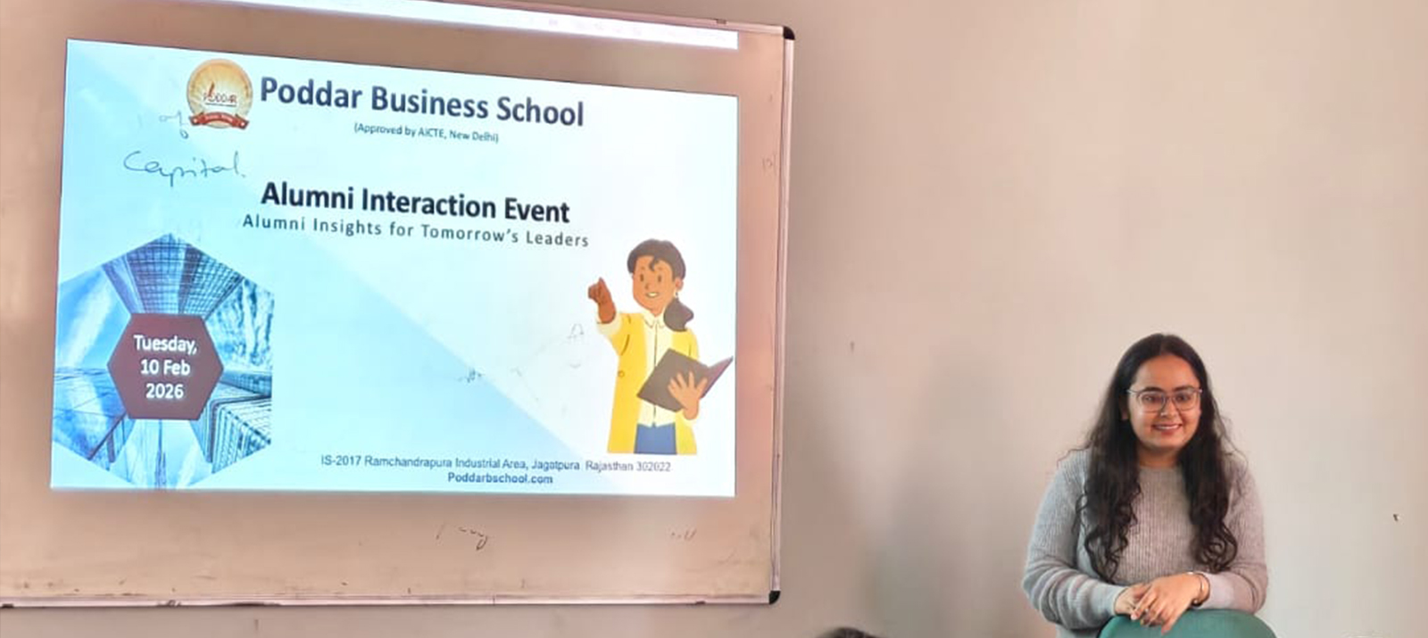 Alumni interaction for PGDM T-2 students