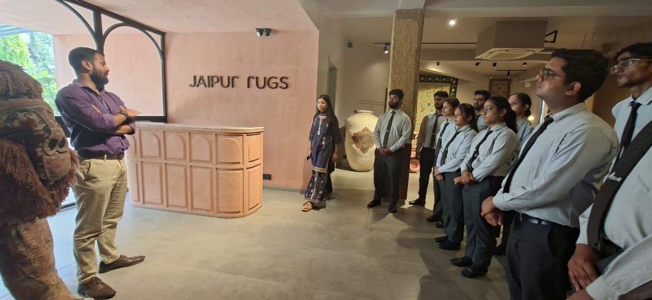 An industrial visit for Commerce & Management Students