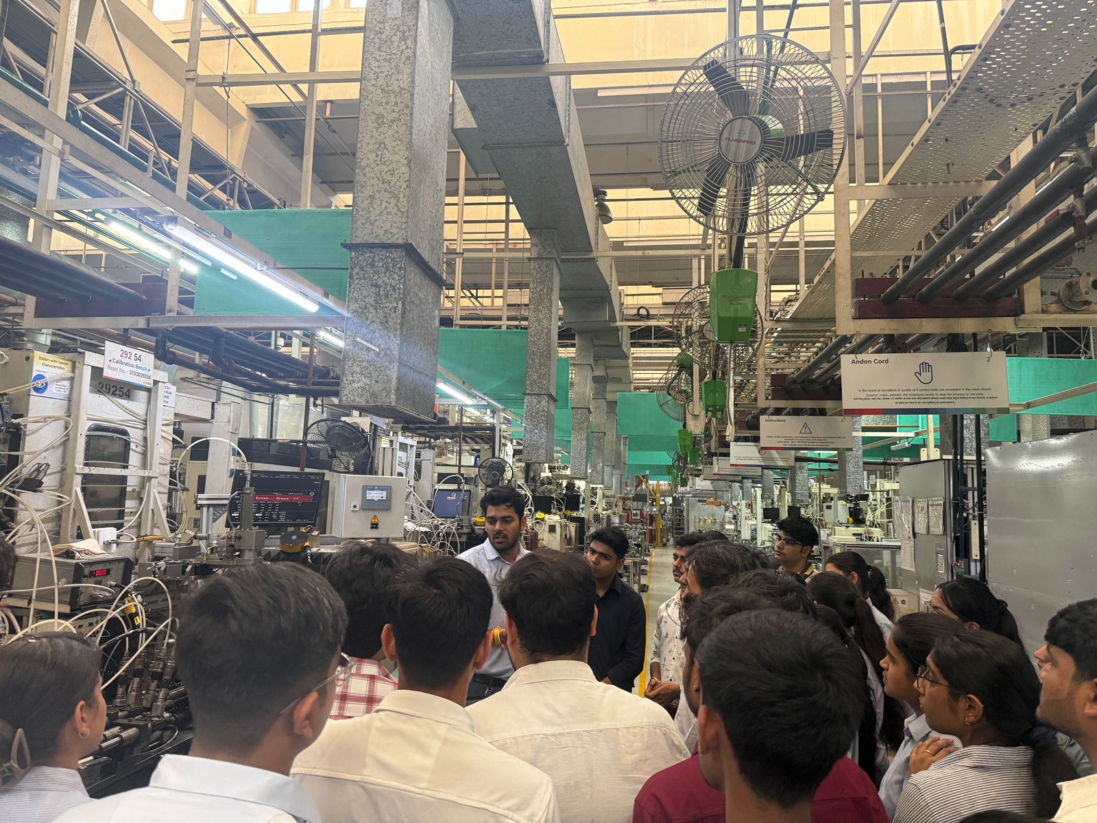 An industrial visit for Commerce & Management Students