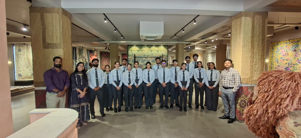 An industrial visit for Commerce & Management Students