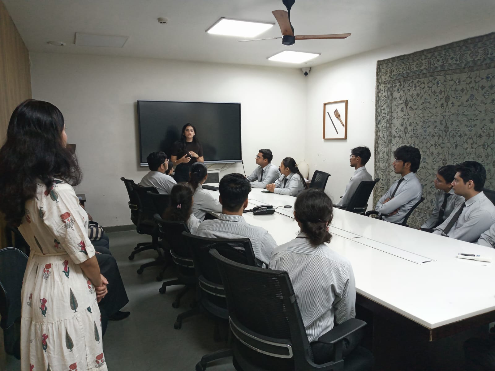 An industrial visit for Commerce & Management Students