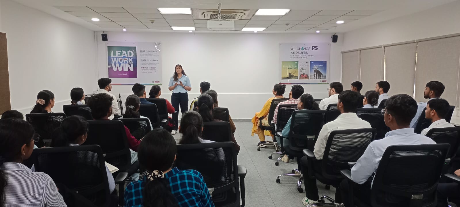 An industrial visit for Commerce & Management Students