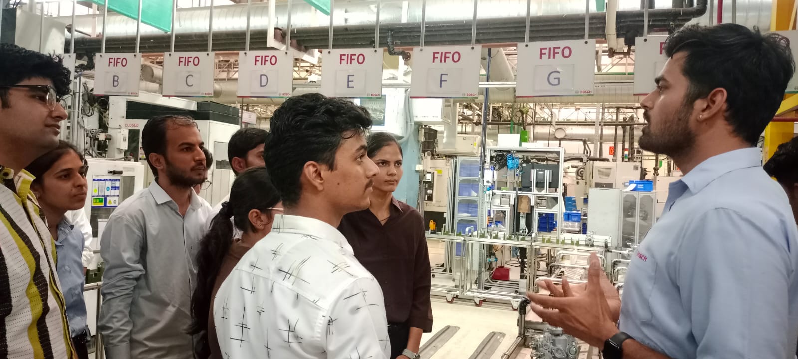 An industrial visit for Commerce & Management Students