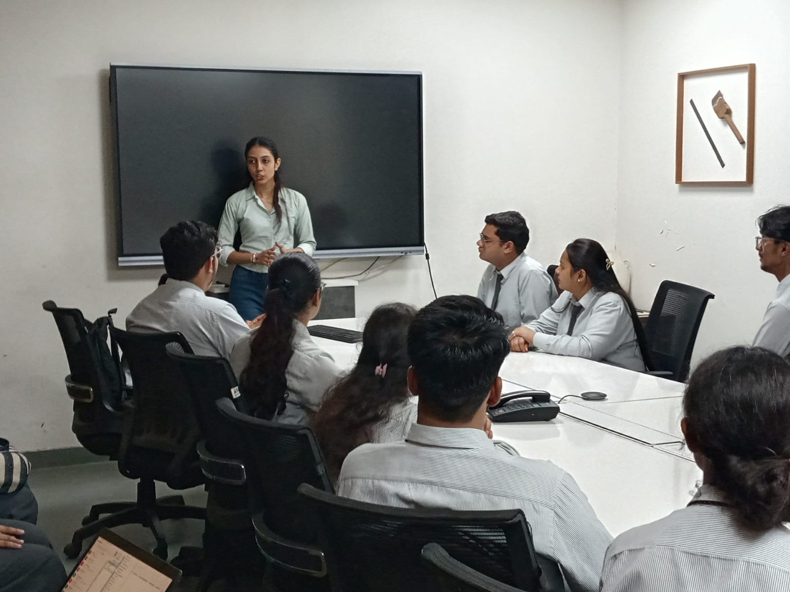 An industrial visit for Commerce & Management Students