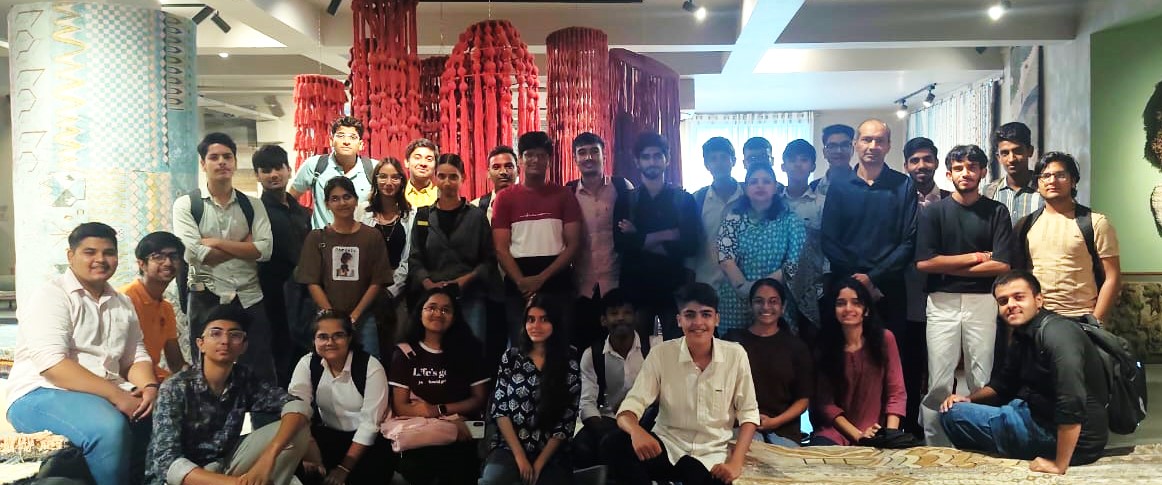 Students of BBA sec.B Sem-I industrial visit to Jaipur Rugs