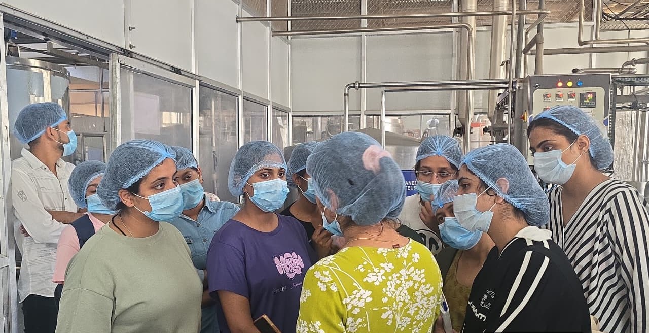  Industrial visit for  first batch of MBA students to FruBon
