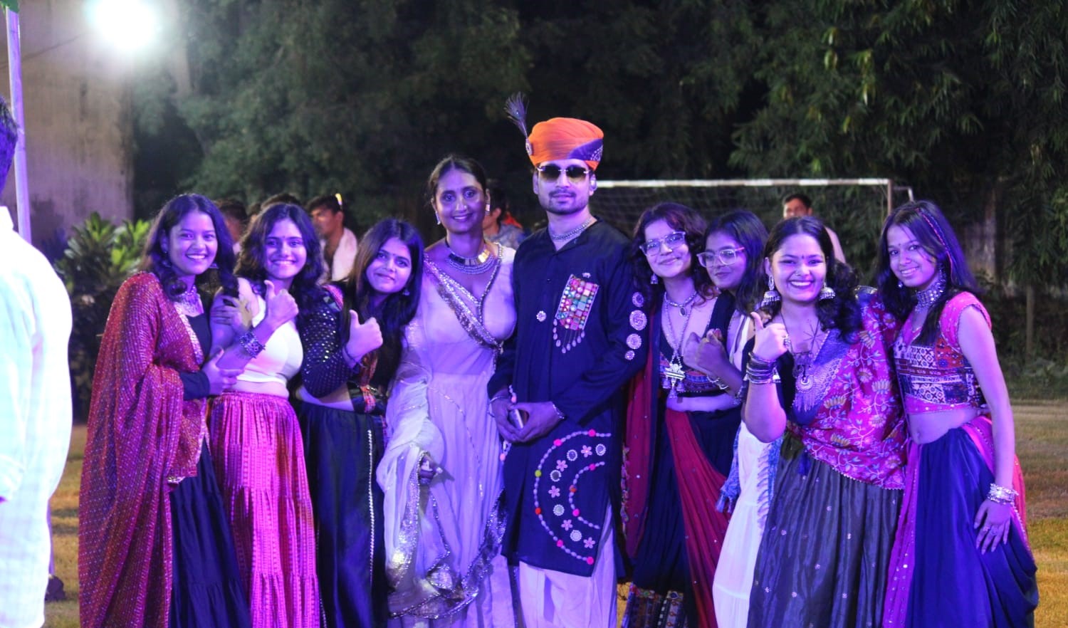 Dandiya Nights at Poddar Business School Campus to begin the festivities of Navratri