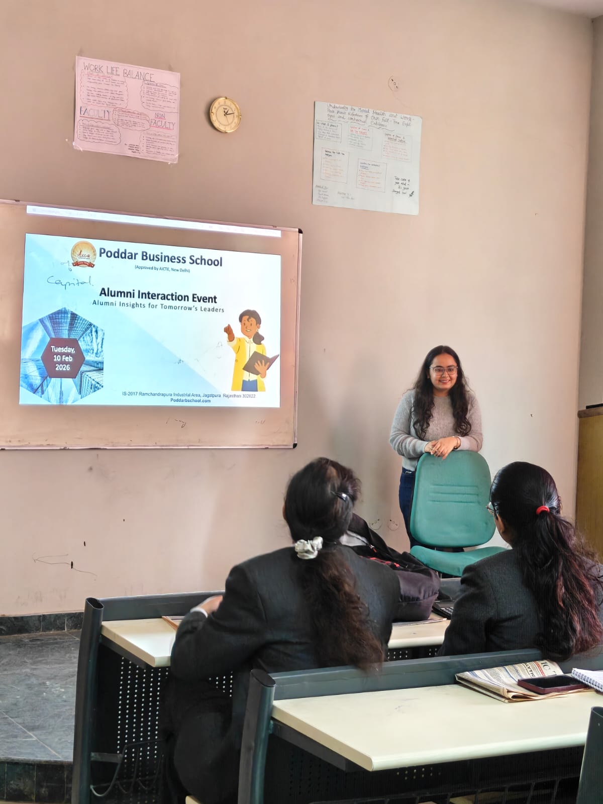 Alumni interaction for PGDM T-2 students