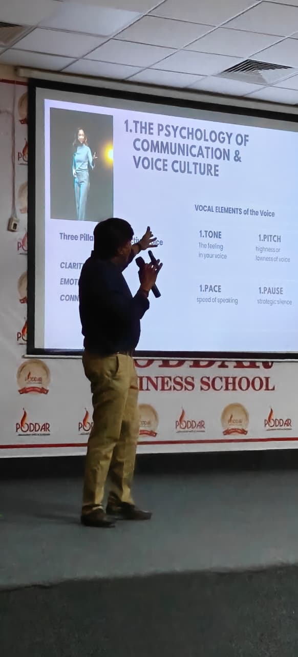 Expert session on “Mind Your Voice – For Confidence