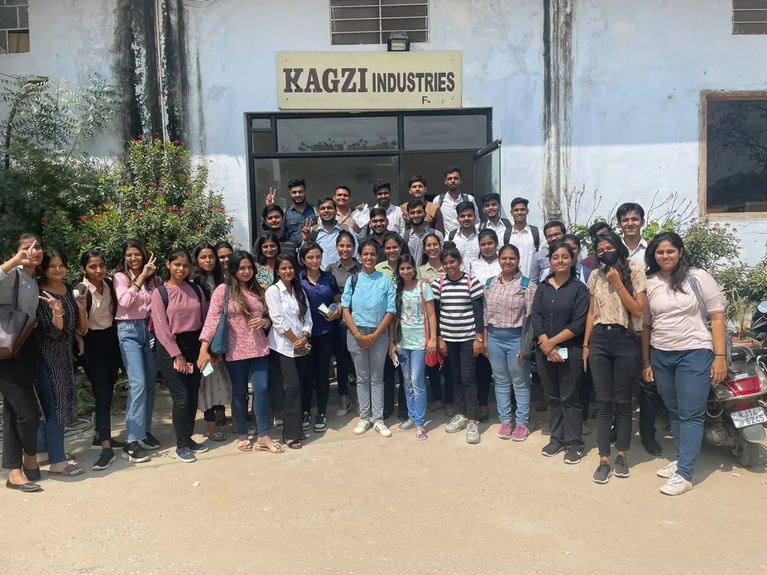 An Industrial Visit for MBA I Semester (KAGAZI INDUSTRIES)