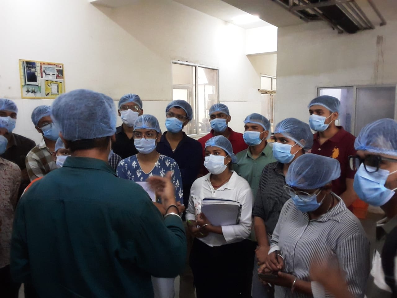  Industrial visit for  first batch of MBA students to FruBon